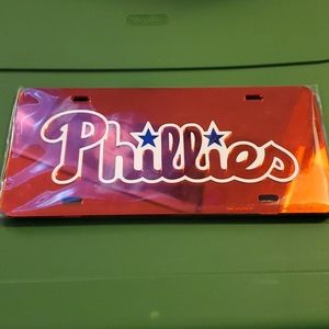 Philadelphia Phillies MLB Laser Cut Licence Plate
